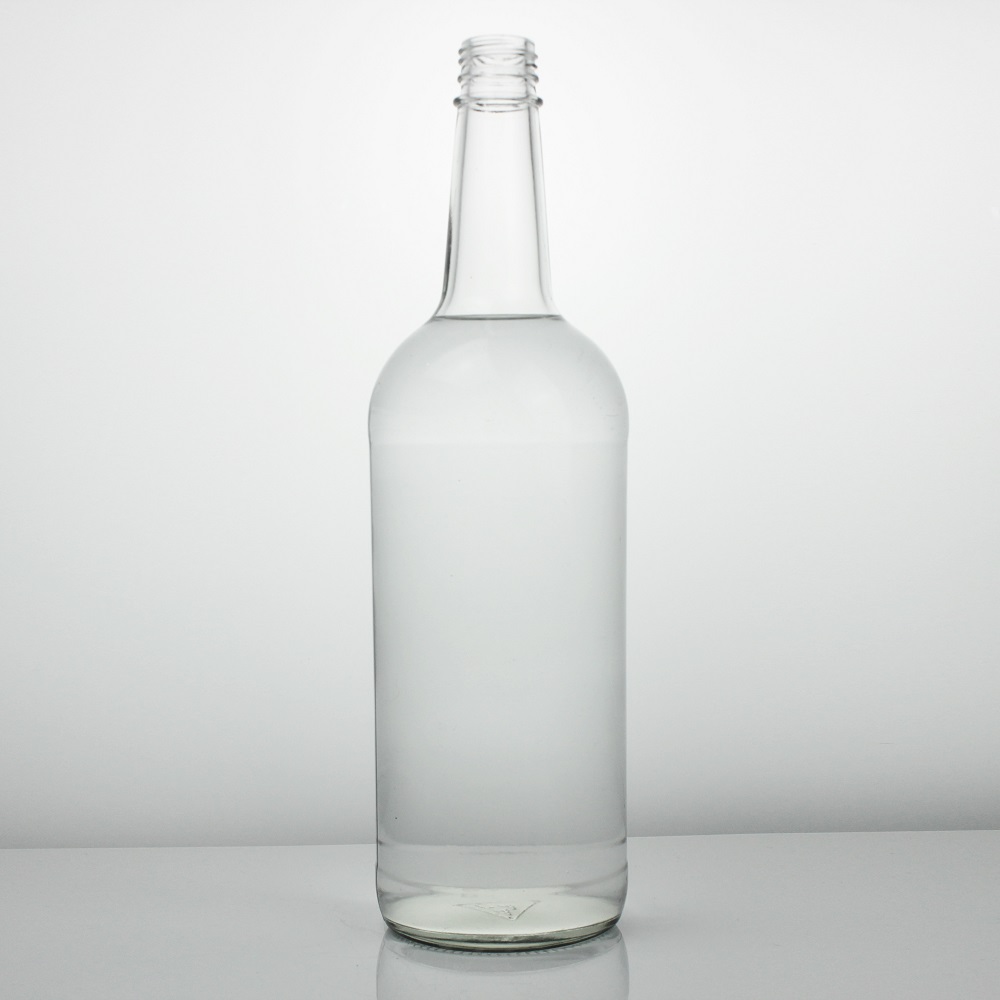 Low Price Custom 750ml Rum Vodka Whisky Liquor Tito's Glass Bottle